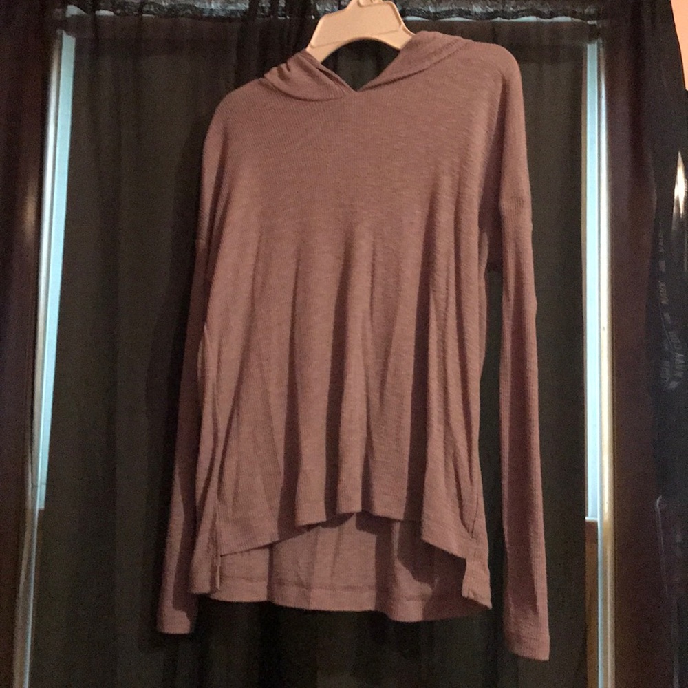 light purple t shirt thin hoodie